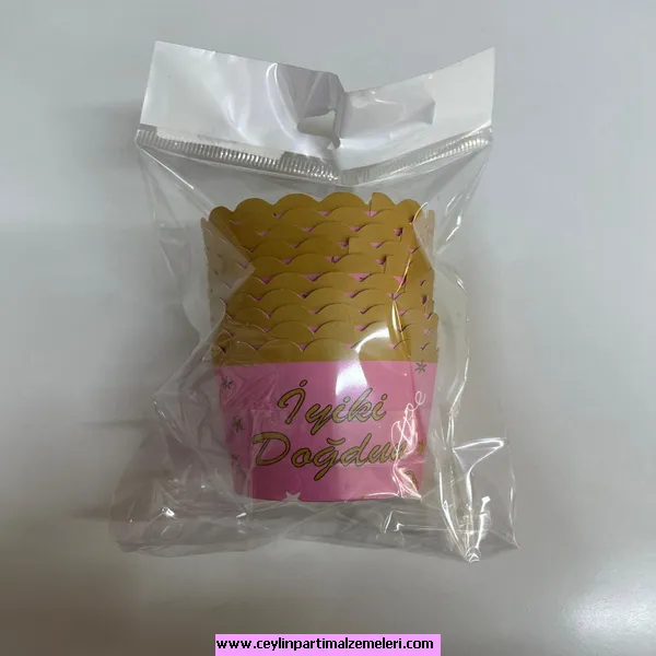 İyi Ki Doğdun Temalı Cupcake Kabı